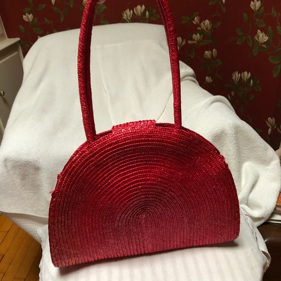 Giorgio Beverly Hills red tote, large. - Picture 3 of 14